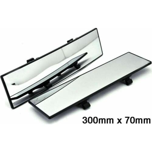 Car Trailer Truck 300mm Panoramic Curved Convex Mirror Interior Rear View Mirror Wide View RV Camper Accessories Universal