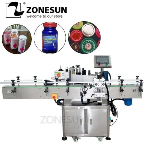 ZONESUN LT-200 automatic round bottle labelling machine
