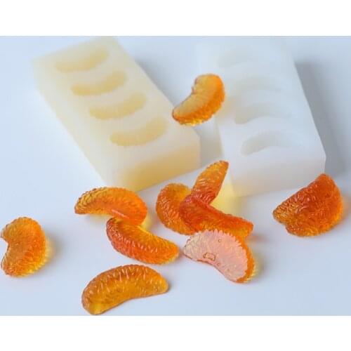 3D Orange Petal Silicone Molds for Soap Candle Making Dessert Baking Mould Home Decoration Chocolate Cake Decorating Mold