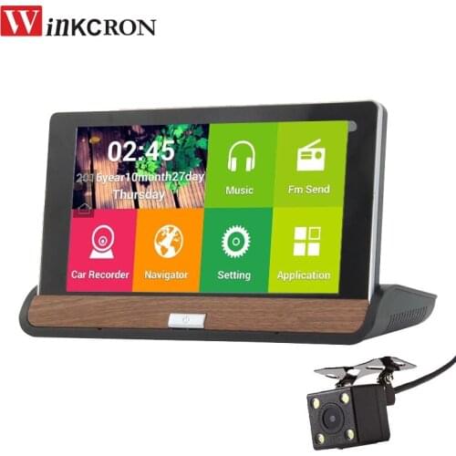 7“ IPS Car DVR Camera GPS Android 4.22 Wifi Dash Cam Camcorder built in 16GB Dual Lens Full HD 1080p Parking dvr Video Recorder