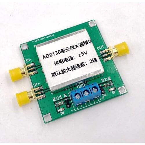 AD8130 module High-speed differential Receiver amplifier module Differential to single-ended, low noise