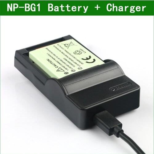 LANFULANG NP-BG1 NP BG1 FG1 NPBG1 Digital Camera Battery + Charger for Sony DSC W30 W35 W40 W300 WX1 WX10 N1 N2 T20 T25 T100