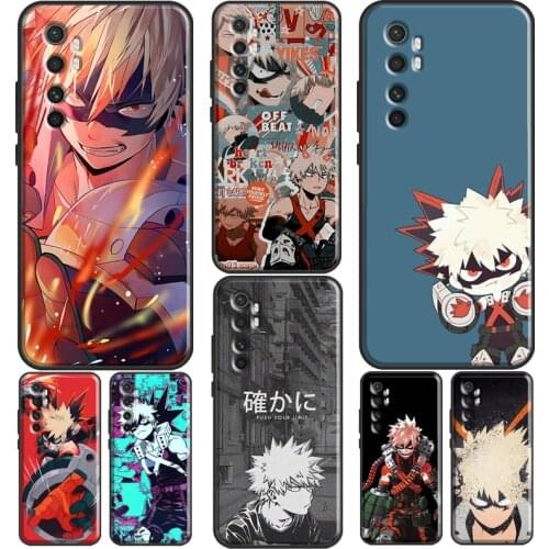 Katsuki Bakugou BNHA Case For POCO M3 Pro F2 F3 X3 Pro Funda For Xiaomi Mi 11 Lite Ultra Mi 9T 10T Pro Note10
