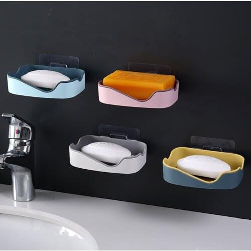 Bathroom Soap Box Holder Storage Plate Tray Bathroom Soap Holder Case Bathroom Supplies Bathroom gadgets