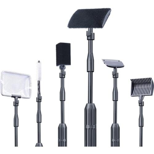 DW Aquarium 6 IN 1 CLEANING KIT Cleaning Brush Sponge Aquarium Glass Algae Cleaning Brush KIT