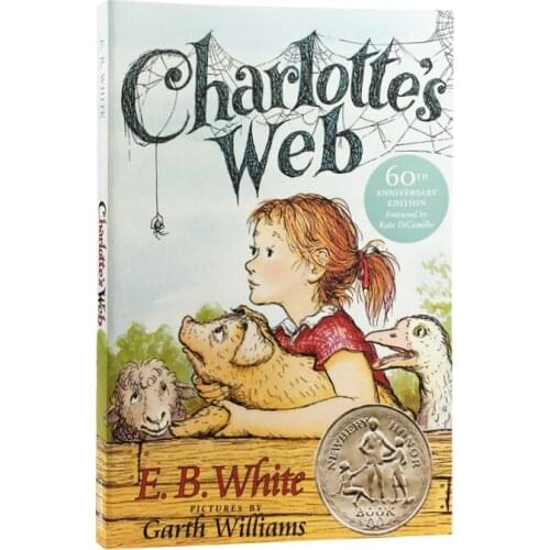 Charlottes Web English Fiction book for adult Childrens bestsellers Books