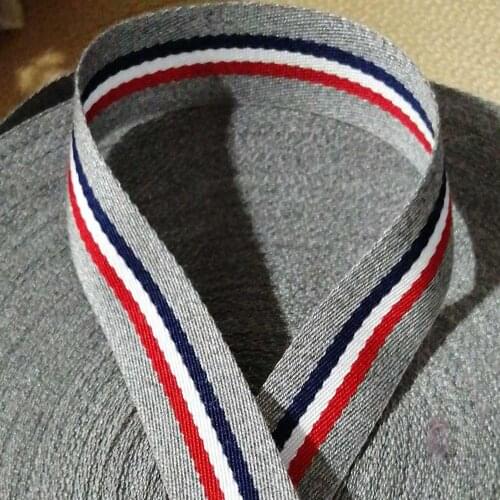 Handmade ribbon 1cm 1meter cable stripe Wired ribbon sewing grosgrain ribbon ruban tissu cotton craft supplies lint accessories