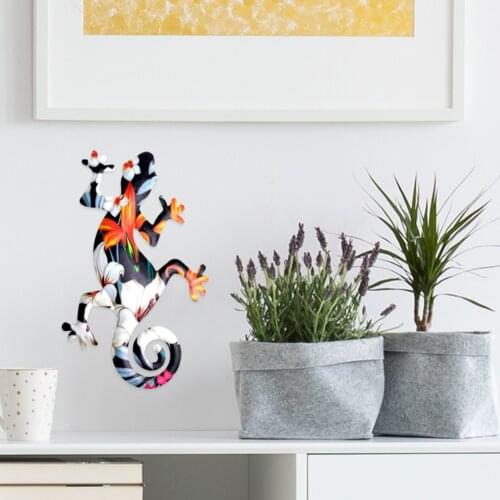 Gecko Animal Wrought Iron Sculptures Pendant Wall HANGing Metal Gecko Statue Indoor Outdoor Home Garden Decoration