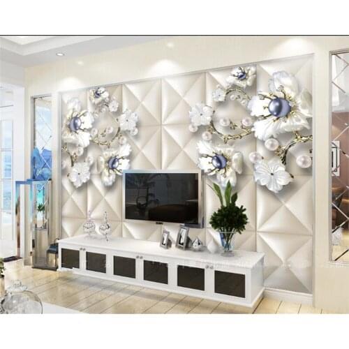 Beibehang Custom mural 3d photo wallpaper luxury jewelry TV background wall 3d papel de parede hotel living room wallpaper mural