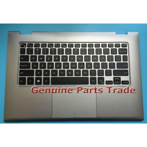 Original laptop keyboard C Shell For DELL INSPIRON 13-7000 7347 7348 7352 Series palmrest topcase Keyboard Cover with touchpad