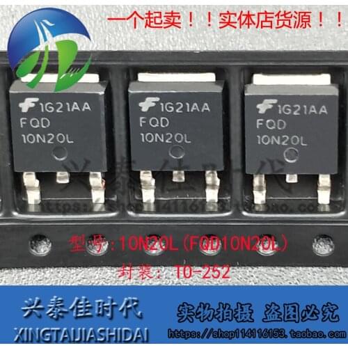 Original new 5pcs/ 10N20L FQD10N20L 7.6A/200V TO-252