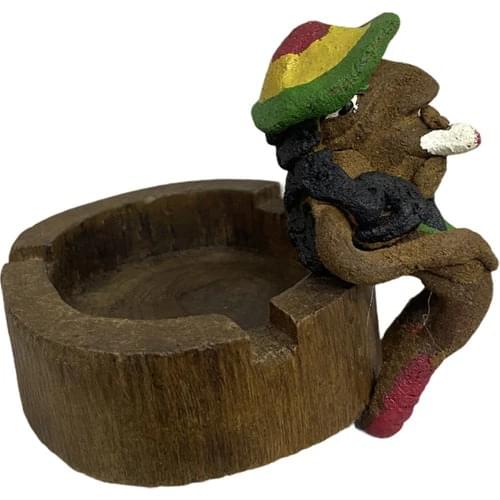 Wood Carving Bob Marley Ashtray