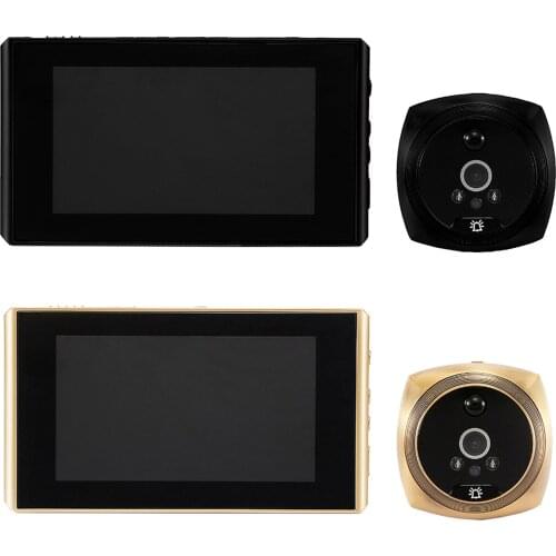 Professional Smart Digital Doorbell Door Peephole Viewer, 4.3" LCD with Intelligent Vision