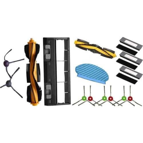 Robot Vacuum Cleaner Side Brushes Main Brush Cover Kit with for Ecovacs Deebot Ozmo 920 950 Filter Side Brush Kit
