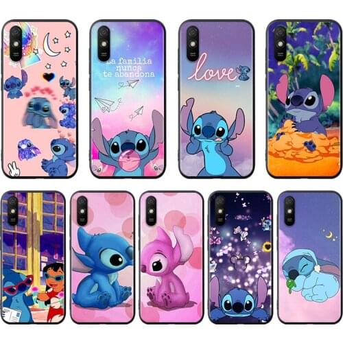 Silicone Cover Stitch Abomination Little Monster For Xiaomi Redmi K40 K30i K30T K30S K20 10X GO S2 Y2 Pro Ultra Black Phone Case