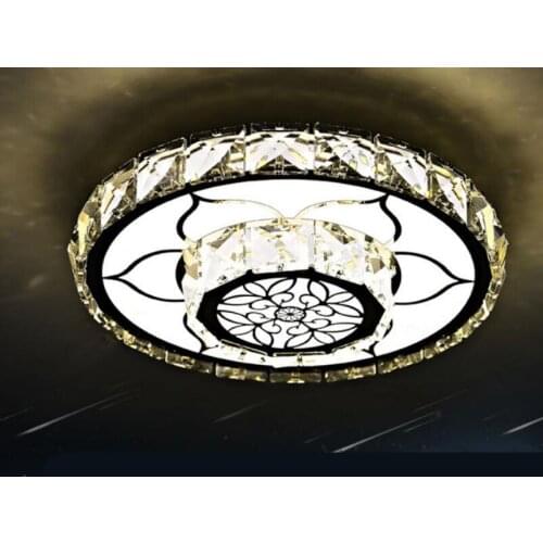 Modern crystal passageway led Chandeliers led lamps Simple High-power led chandelier lighting led lustre K9 crystal Pendant Z40