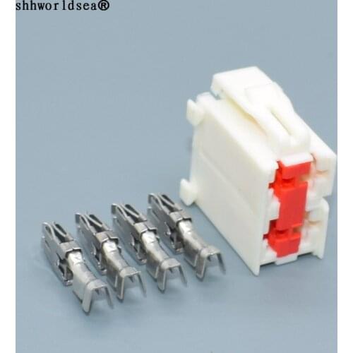 Worldgolden 4pin 6.3mm Auto plug cable unsealed wiring harness connector