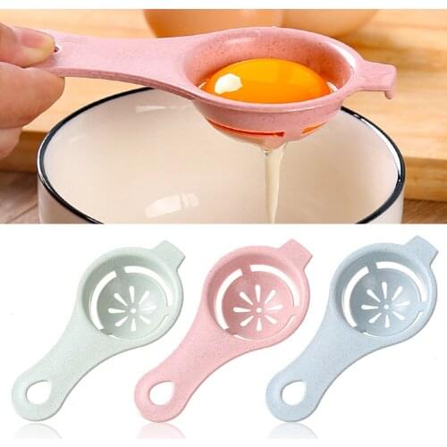 Egg Divider Egg White and Egg Yolk Separator Washable Egg Yolk Filter Egg Separator Cooking Gadgets Kitchen Accessories