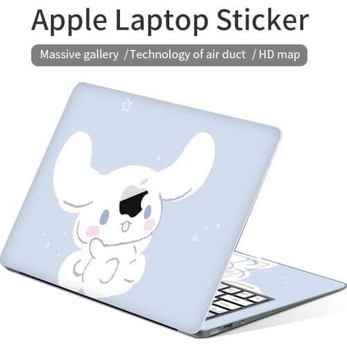 Cute Cartoon Cover Laptop Sticker DIY Repeated Paste Skin Waterproof Protective Film for MacBook A1278/A1465/A1706/A2141/A1708