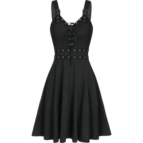 Women Plus Size Cool Solid Bandage Irregular Sleeveless Camisole Mini Dress Party Night Vestido De Mujer Kobieta Sukienka @40