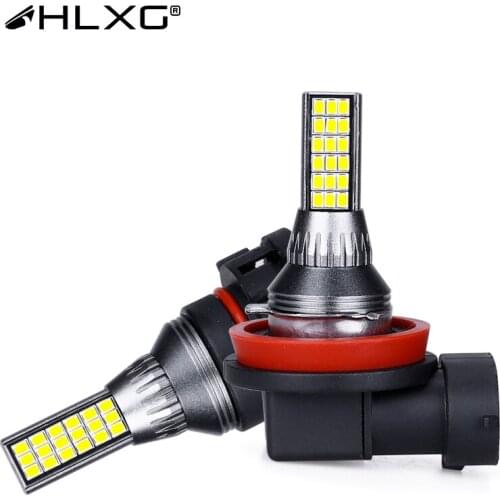 2Pcs H8 H11 Led H16 5202 Fog Lights Bulb 36PCS CSP 3000LM 6000K White Yellow Car Driving Running Lamp Auto Leds Light 12V 24V