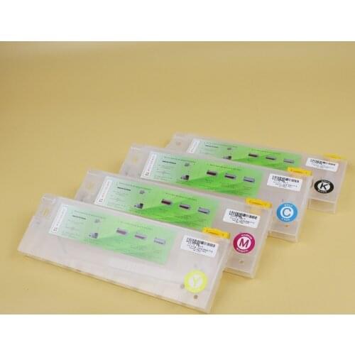 Newest 4pcs 220ml empty cartridge use for Roland/Mimaki/Mutoh and other printer bulk ink system CISS cartridge solvent