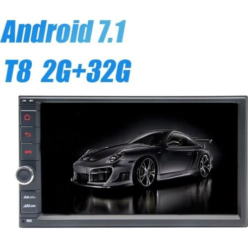 7 "2din Android 7.1.1 Universal 1024 * 600 RAM 2g Cortex A9 for Nissan GPS Radio stereo audio player (no DVD) quad core