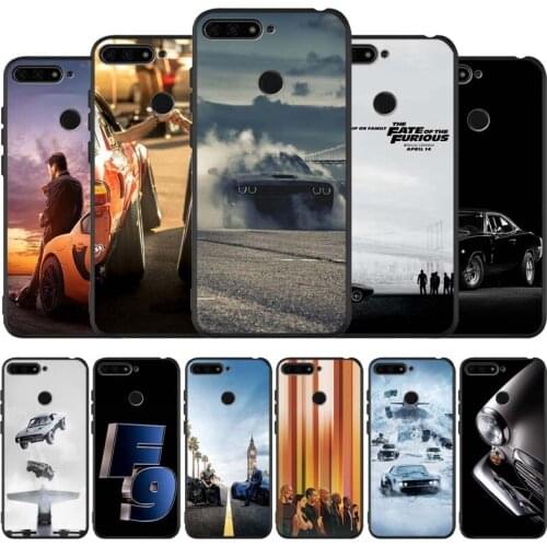 Fast & Furious black Silicone Phone Case For honor 30 20 Pro 8 8X 9 10 20 Lite Mate 10 20 30 Lite Pro cover