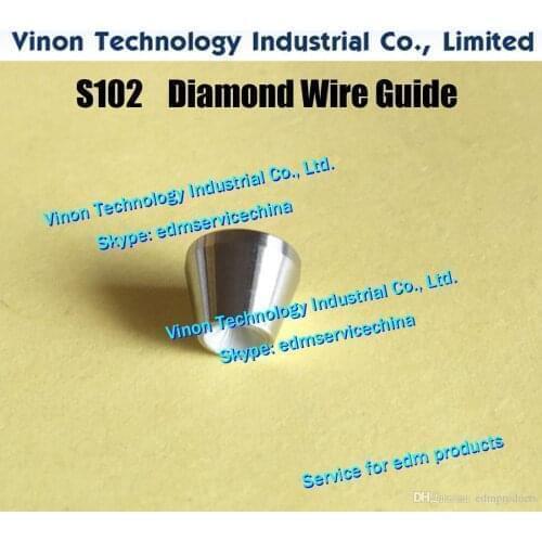 D=0.32mm Diamond Dies Guide S102 3080251 edm Upper Dies B for AWT 0.32mm 0200146 for AQ,A,EPOC series wire-cut edm machine wire