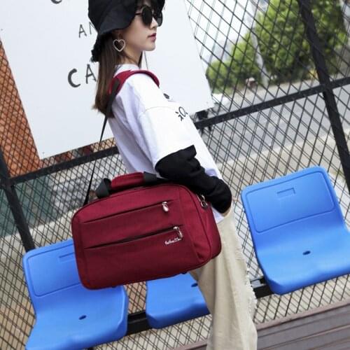 Travel Garment Bag with Shoulder Strap Duffel Bag Carry on Hanging Suitcase Clothing Men Women Handbag Totes Business Bag
