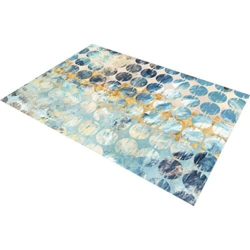 Geometric Abstract Pattern Living Room Indoor Carpet Nordic Modern Minimalist Style 80x160cm Bedroom Play Rug