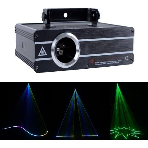 Hot sale RGB 500mw/1w pattern laser light DMX 512 professional DJ party show club vacation house bar stage lighting