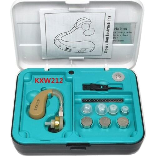 JECPP Hearing Aids Hearing Aid for The Elderly Sound Amplifier Hearing Enhancement Device Hearing Assist with Sterilizing Box