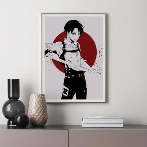 Attack On Titan Anime Wall Art Canvas Painting Nordic Posters And Prints Wall Pictures For Living Home Decoration