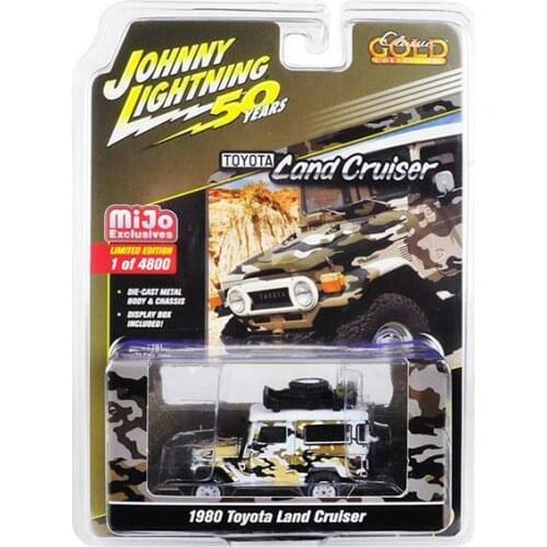 Johnny Lightning 1/64 Toyota Land cruiser Diecast Collection of Simulation Alloy Car Model Children Toys