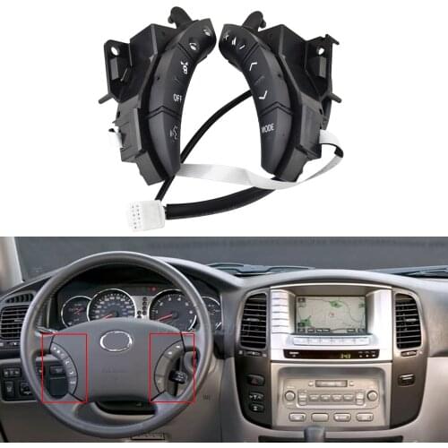 For Toyota Highlander Land Multi-function Car Cruiser steering wheel control Switch buttons For Lexus GX470 75B037 84247-58010