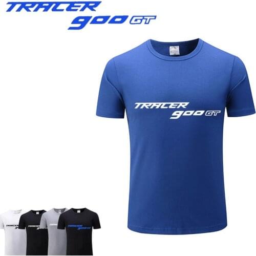 For Yamaha Tracer 900 Gt T Shirt Men New LOGO T-shirt 100% Cotton Summer Short Sleeve Round Neck Tees Male
