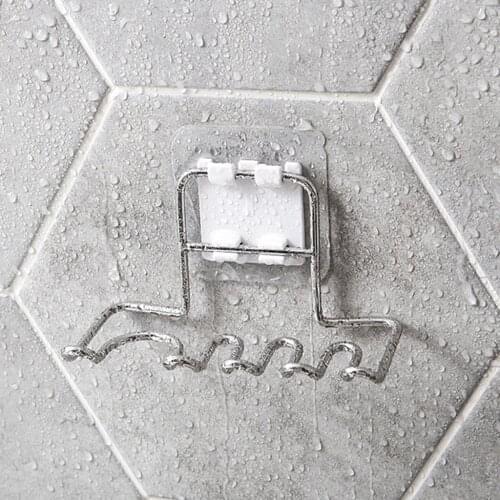 Wall Mount Toothbrush Holder Toothpaste Cleanser Bathroom Accessories