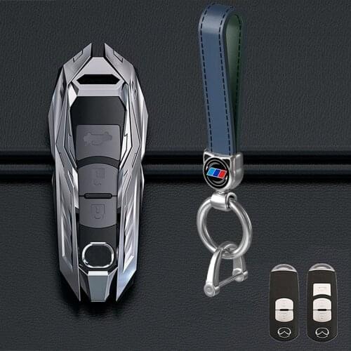 New High-quality Zinc Alloy Car Key Cover Case Fit For Mazda 2 3 5 6 2017 CX-4 CX-5 CX-7 CX-9 CX-3 CX 5 Accessories