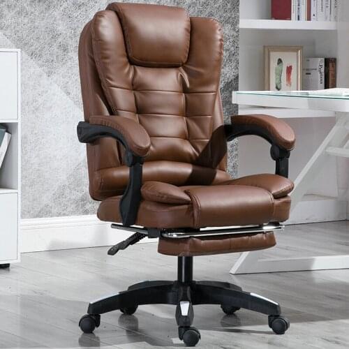 Office Boss Chair Gaming Chair Ergonomic Computer Internet Cafe Seat Household Reclining Seven-point massage Chair With Footrest