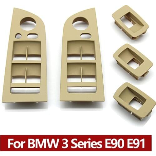 LHD RHD Car Window Lifting Switch Panel Outer Cover Replacement For BMW 3 Series E90 E91 316 318 320 325 328i