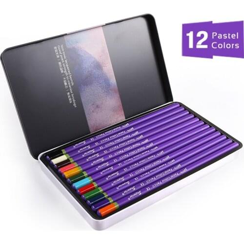 Superior 12Colors Pastel Pencils Colouring Pencils Wood Colored Pencils Set For School Drawing Pens Pencils Art Supplies