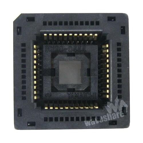 PLCC44 IC120-0444-306 PLCC Yamaichi IC Test Burn-in Socket Programming Adapter 1.27Pitch Live-bug