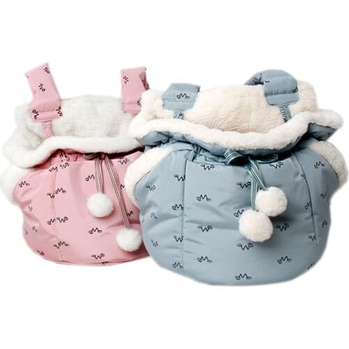 Pet Carrier Bag Cute Carriers Bags Front Hanging Chest Pack Semi-Closed Shoulder Backpack