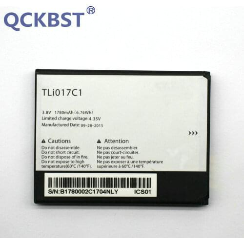1pcs 100% High Quality TLI017C1 1780mAh Battery Replacement For Alcatel One Touch TLI017C1 phone