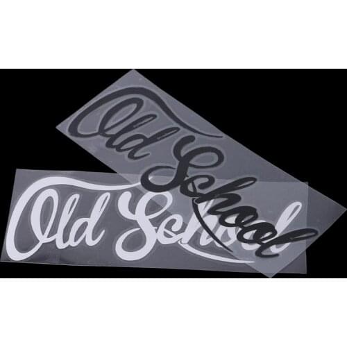 19x7CM OLD SCHOOL Vinyl Custom Classic Car Styling Decal Sticker Car Accessories Good Quality and Durable
