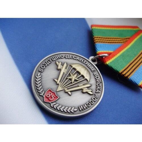 High quality custom antique silver medal Hot sale custom made metal medals low price military Russia medal new Design Award