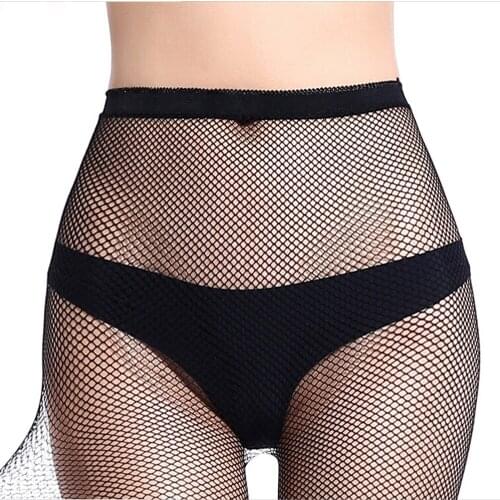 Womens Pantyhose Sexy Summer Seamless Long Socks Fishnet Mesh Body Hollow Out Party Tights Stockings medias pantys mujer 03