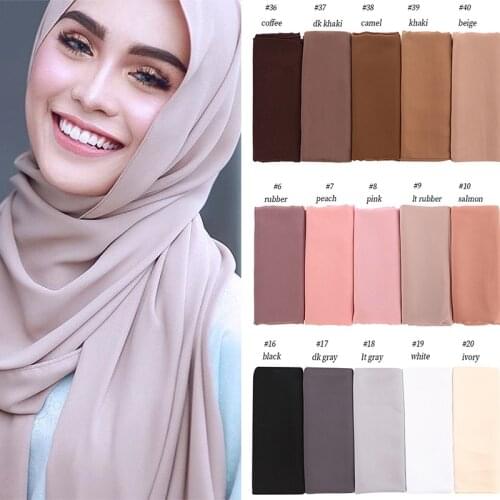 Custom Chiffon Hijab scarves, scarves OEM customization, ODM quality scarves, labels, logos, package boxes, all accept customize
