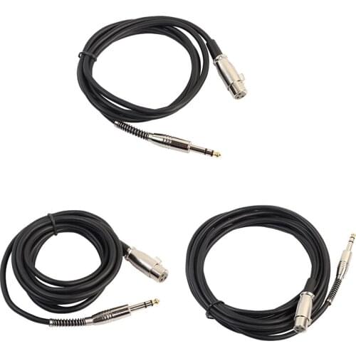 1/4 inch Jack 6.35mm Stereo Male to XLR Female Microphone Stereo Cable Length: 6Ft